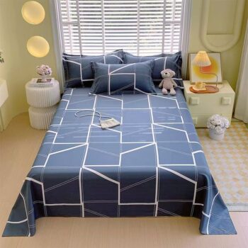 All-season breathable pure cotton multi-size bed sheet