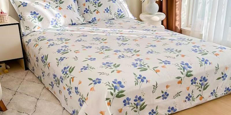 High-quality Nordic minimalist home cotton bed sheet