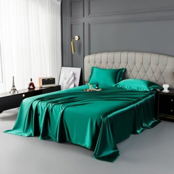 Pure mulberry silk summer bed sheet with smooth elegant finish