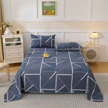Breathable multi-size comfortable bed sheet for home use