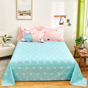 Premium breathable cotton home bed sheet for daily comfort