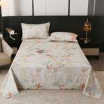 Premium printed pure cotton home bed sheet for comfort