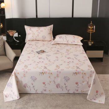 Premium printed pure cotton home bed sheet for comfort