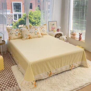 Premium pure cotton printed bed sheet for stylish bedrooms