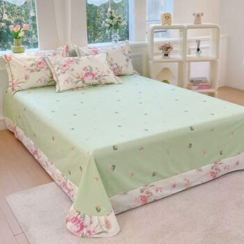 Premium pure cotton printed bed sheet for stylish bedrooms