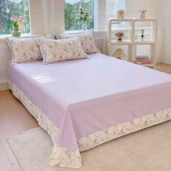 Premium pure cotton printed bed sheet for stylish bedrooms