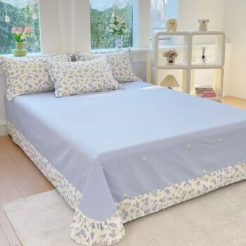 Premium pure cotton printed bed sheet for stylish bedrooms