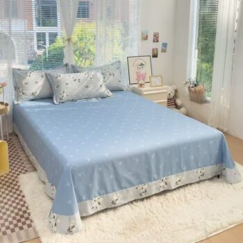 Premium pure cotton printed bed sheet for stylish bedrooms