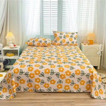 Premium thick thickened home bed sheet for daily bedding use