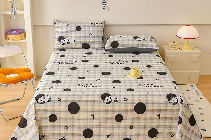 Printed Pure Cotton Bed Sheet (2) Pure cotton printed bed sheet for single and double beds
