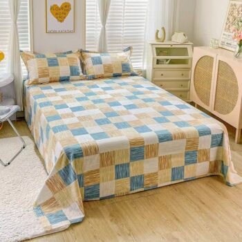 Breathable pure cotton skin-friendly soft bed sheet