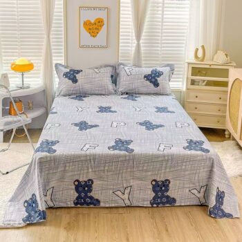 Breathable pure cotton skin-friendly soft bed sheet