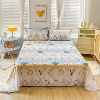 Breathable pure cotton skin-friendly soft bed sheet