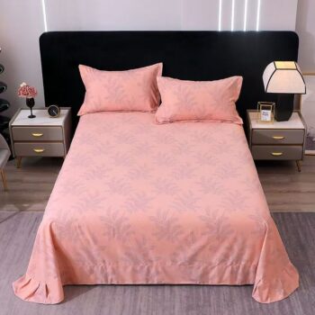 Soft pure cotton printed home bed sheet for daily use