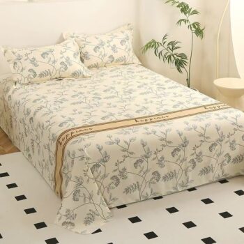 Soft skin-friendly multi-size home bed sheet for comfort