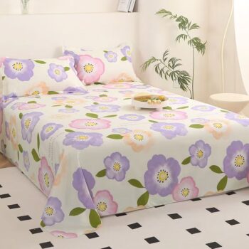 Soft skin-friendly multi-size home bed sheet for comfort