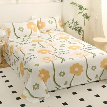 Soft skin-friendly multi-size home bed sheet for comfort