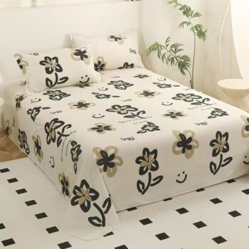 Soft skin-friendly multi-size home bed sheet for comfort