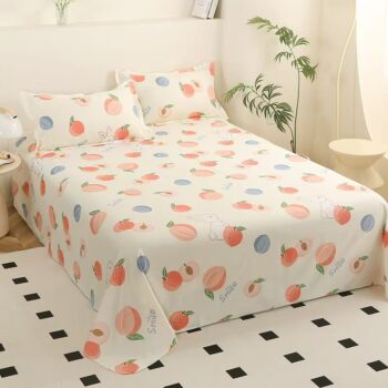 Soft skin-friendly multi-size home bed sheet for comfort