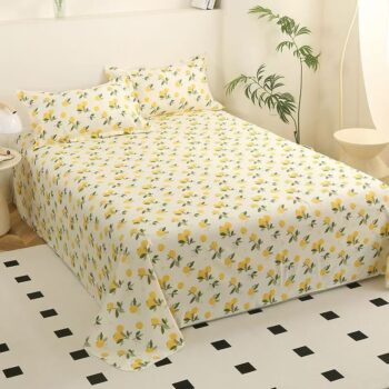 Soft skin-friendly multi-size home bed sheet for comfort