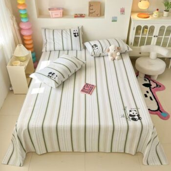 Thick pure cotton cartoon all-season bed sheet for home use