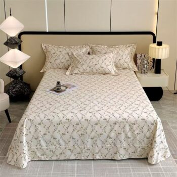 Thick warm pure cotton bed sheet for cozy home use