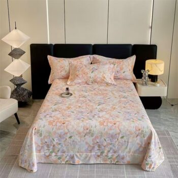 Thick warm pure cotton bed sheet for cozy home use