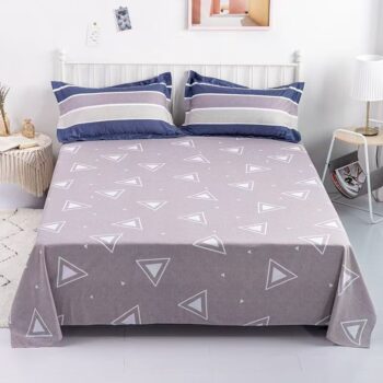 Thickened soft cotton bed sheet for single and double beds