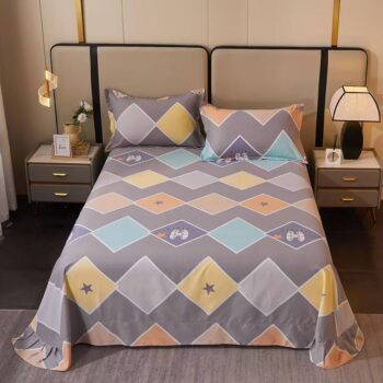 Thick warm pure cotton winter bed sheet for home use