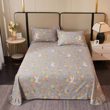Thick warm pure cotton winter bed sheet for home use