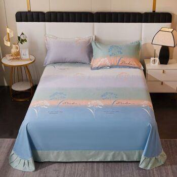 Thick warm pure cotton winter bed sheet for home use