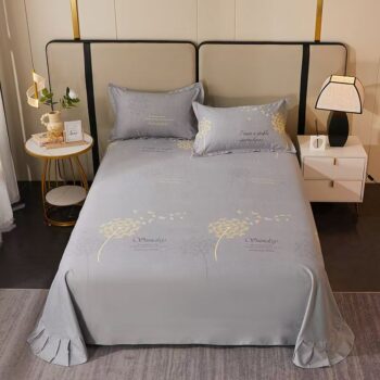 Thick warm pure cotton winter bed sheet for home use