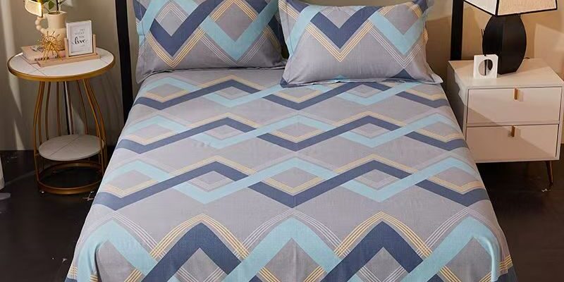 Thick warm pure cotton winter bed sheet for home use